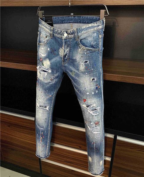 2021 mens fashion skinny straight slim ripped jeans men fashion mens street wear motorcycle biker jean pants jeans size 28-38, Blue
2021 mens fashion skinny straight slim ripped jeans men fashion mens street wear motorcycle biker jean pants jeans size 28-38, Blue
