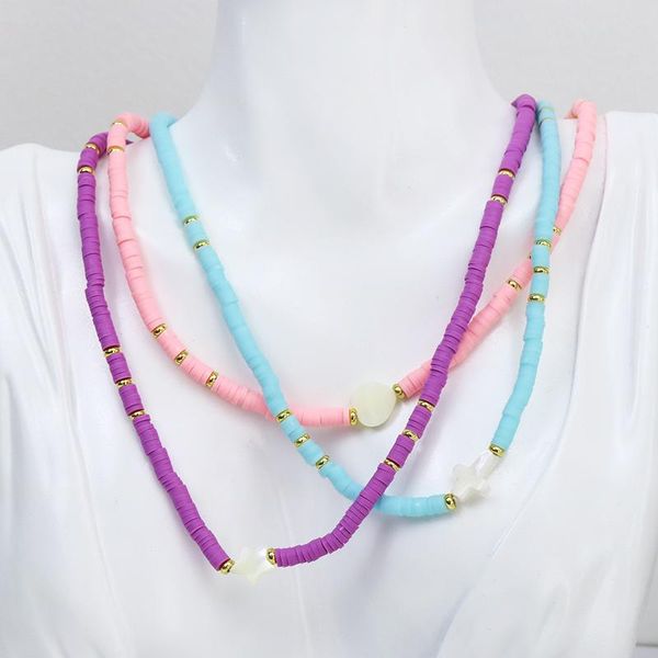 pendant necklaces 10 pcs shell charms polymer clay soft beaded strand necklace elegant jewelry 90038, Silver
pendant necklaces 10 pcs shell charms polymer clay soft beaded strand necklace elegant jewelry 90038, Silver