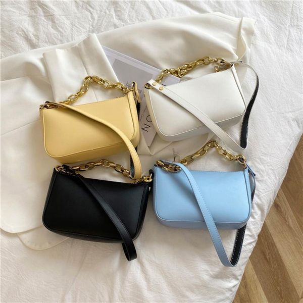 evening bags fashion pure color baguette pu leather shoulder for women chain designer luxury handbag female shopper travel tote
evening bags fashion pure color baguette pu leather shoulder for women chain designer luxury handbag female shopper travel tote