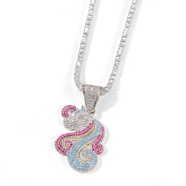 wholesale hip hop cartoon unicorn pendant necklace gold silver plated cute couple style trendy factory direct sales
wholesale hip hop cartoon unicorn pendant necklace gold silver plated cute couple style trendy factory direct sales
