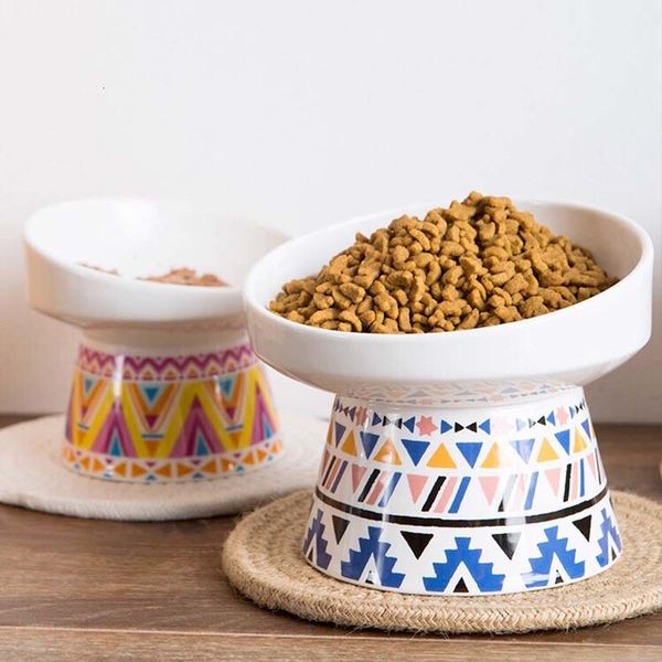 cat bowls & feeders ceramic with mat feeder cervical protect food water for pet dog supplies dehr
cat bowls & feeders ceramic with mat feeder cervical protect food water for pet dog supplies dehr
