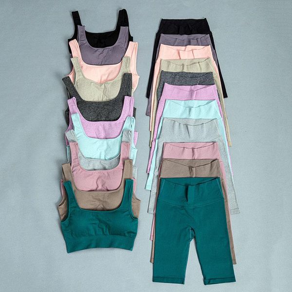 women's tracksuits 10 colors seamless sportswear shorts sets tracksuit workout sports crop t-shirt gym clothes cycling, Gray
women's tracksuits 10 colors seamless sportswear shorts sets tracksuit workout sports crop t-shirt gym clothes cycling, Gray