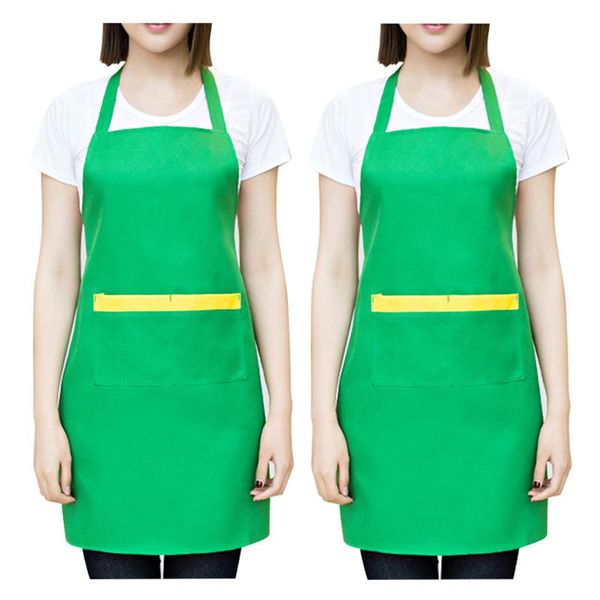 2pcs men women bbq cooking bib hairdresser oilproof kitchen apron adjustable strap painting with 2 pockets home chef waiter aprons
2pcs men women bbq cooking bib hairdresser oilproof kitchen apron adjustable strap painting with 2 pockets home chef waiter aprons