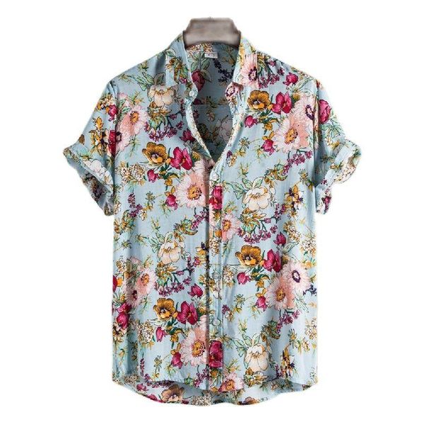 summer floral hawaiian shirt men short sleeve quick dry beach wear casual button down vacation clothing chemise homme men's shirts, White;black
summer floral hawaiian shirt men short sleeve quick dry beach wear casual button down vacation clothing chemise homme men's shirts, White;black