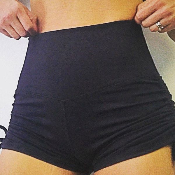 women's shorts ladies fitness women super 2021 high waist solid short pants, White;black
women's shorts ladies fitness women super 2021 high waist solid short pants, White;black