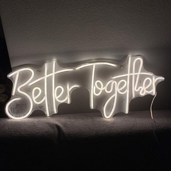 other lighting bulbs & tubes neon sign light better together led flex letter board wedding party outdoor indoor ins wall hanging home room d
other lighting bulbs & tubes neon sign light better together led flex letter board wedding party outdoor indoor ins wall hanging home room d