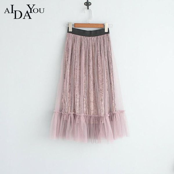 skirts 2021 autumn winter flouncing gauze skirt fashion korean women fairy lace vevet sweet ouc2544, Black
skirts 2021 autumn winter flouncing gauze skirt fashion korean women fairy lace vevet sweet ouc2544, Black