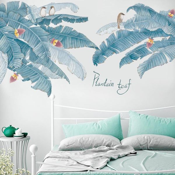 wall stickers nordic blue plantain leaf sticker for bedroom living room decoration diy art wallpaper self-adhesive decals home
wall stickers nordic blue plantain leaf sticker for bedroom living room decoration diy art wallpaper self-adhesive decals home