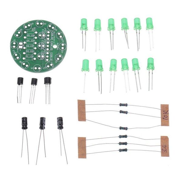 modules diy led round flash electronic production kit component soldering training practice board for accessory night lamp
modules diy led round flash electronic production kit component soldering training practice board for accessory night lamp