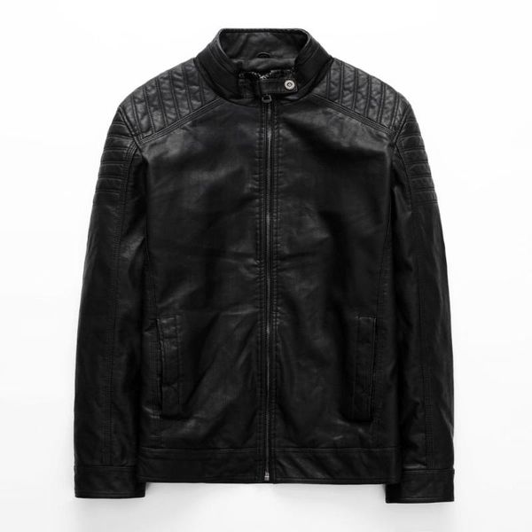 men's fur & faux 2021 autumn biker veste homme stand collar plus size chaqueta de cuero hombre, Black
men's fur & faux 2021 autumn biker veste homme stand collar plus size chaqueta de cuero hombre, Black