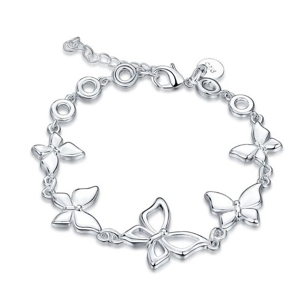 charm bracelets romantic butterfly bracelet hollow model 925 sterling silver cute girl dating jewelry accessories, Golden;silver
charm bracelets romantic butterfly bracelet hollow model 925 sterling silver cute girl dating jewelry accessories, Golden;silver