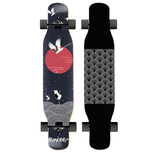 skateboarding skateboard with 4 wheels maple pattern board highway longboard sandpaper mini cruiser scooter
skateboarding skateboard with 4 wheels maple pattern board highway longboard sandpaper mini cruiser scooter