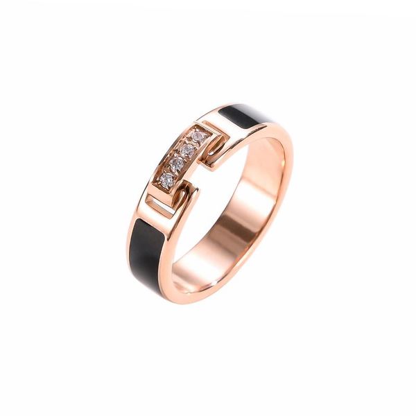 wedding rings classic luxury jewelry black side 4 zircon elegant love ring titanium steel rose gold color brand for women, Slivery;golden
wedding rings classic luxury jewelry black side 4 zircon elegant love ring titanium steel rose gold color brand for women, Slivery;golden
