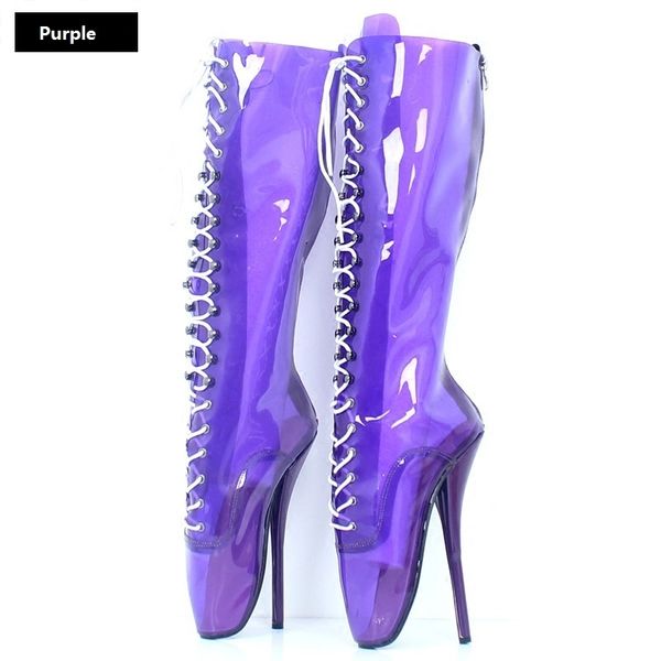 shoes women ballet knee boots fashion queen fetish man dancing shoes transparent clear pvc thin high heels 18cm zxlz, Black
shoes women ballet knee boots fashion queen fetish man dancing shoes transparent clear pvc thin high heels 18cm zxlz, Black