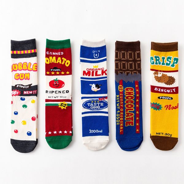 women's sorks hosiery ins chocolate cow box harajuku skateboard men's and cotton stoings, Black;white
women's sorks hosiery ins chocolate cow box harajuku skateboard men's and cotton stoings, Black;white