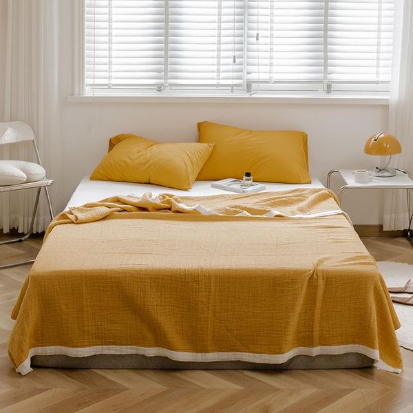 comforters & sets japanese 100% cotton gauze summer cool thin blanket baby soft comfort air condition quilt solid yarn dyed sofa throw
comforters & sets japanese 100% cotton gauze summer cool thin blanket baby soft comfort air condition quilt solid yarn dyed sofa throw