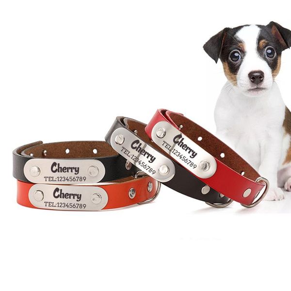 personalized puppy dog collar genuine leather name phone number anti-lost dogs id custom pet accessories laser engraving collars & leashes
personalized puppy dog collar genuine leather name phone number anti-lost dogs id custom pet accessories laser engraving collars & leashes