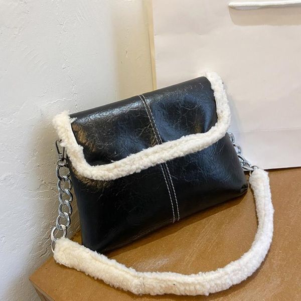 fashion splicing pu leather shoulder bags plush chain envelope purse women messenger bag portable large capacity totes handbags cross body
fashion splicing pu leather shoulder bags plush chain envelope purse women messenger bag portable large capacity totes handbags cross body