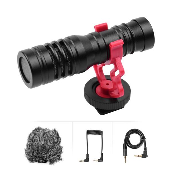 microphones universal cardioid-directional condenser microphone interview live streaming vlog recording with 3.5mm trs & trrs
microphones universal cardioid-directional condenser microphone interview live streaming vlog recording with 3.5mm trs & trrs