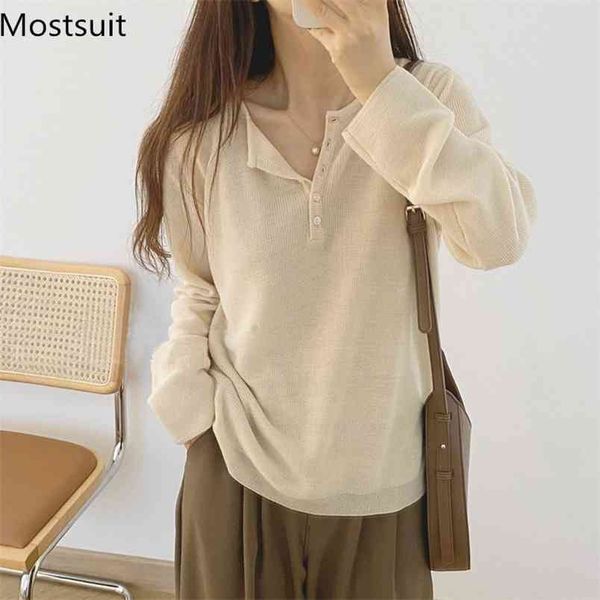 thin knitted sunscreen pullover sweater women long seelve buttons loose knitwear korean fashion ladies jumpers 210513, White;black
thin knitted sunscreen pullover sweater women long seelve buttons loose knitwear korean fashion ladies jumpers 210513, White;black
