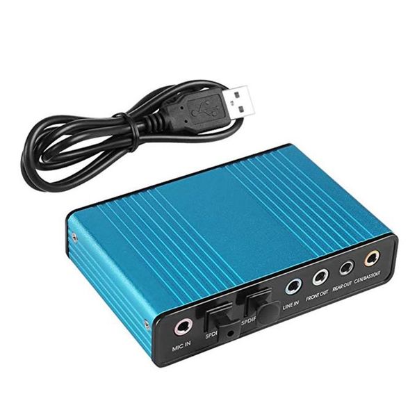 sound cards 6 channel external card 5.1/7.1 surround usb 2.0 optical s/pdif audio adapter for pc laptop
sound cards 6 channel external card 5.1/7.1 surround usb 2.0 optical s/pdif audio adapter for pc laptop