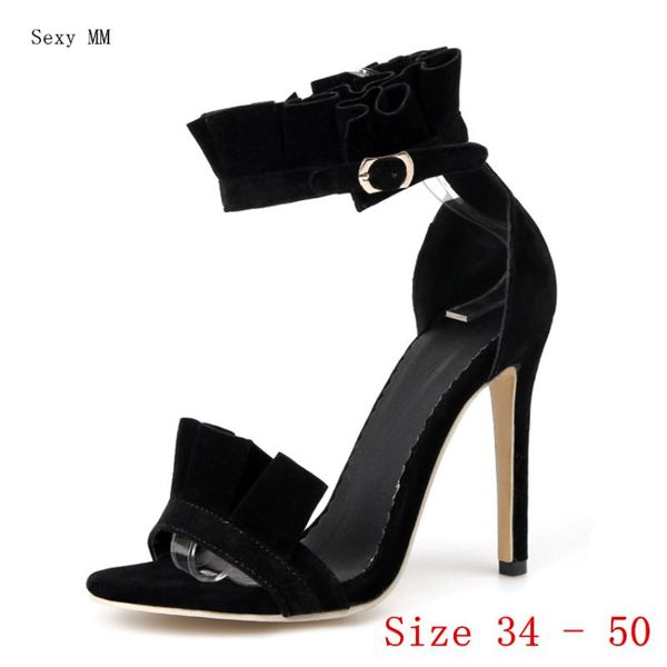 women gladiator sandals high heels pumps summer shoes woman heel plus size 34 - 50, Black
women gladiator sandals high heels pumps summer shoes woman heel plus size 34 - 50, Black