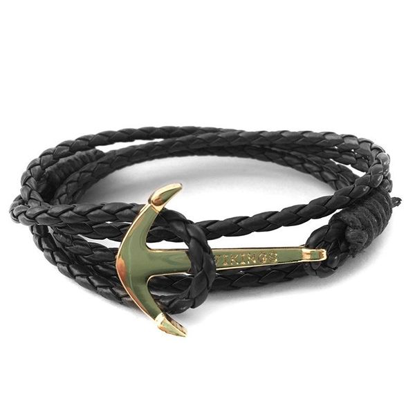 charm bracelets men's anchor black leather camping rope chain bangles multi-layer alloy punk jewelry retro vintage sl065, Golden;silver
charm bracelets men's anchor black leather camping rope chain bangles multi-layer alloy punk jewelry retro vintage sl065, Golden;silver