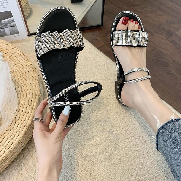 slippers flat shoes female woman's low lady luxury slides jelly flip flops 2021 girl designer glitter soft summer pu crystal hoo, Black
slippers flat shoes female woman's low lady luxury slides jelly flip flops 2021 girl designer glitter soft summer pu crystal hoo, Black