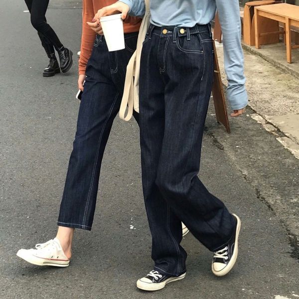 pants don't show hip width fat sister large women's wear high waist thin dark blue wide leg spring and autumn
pants don't show hip width fat sister large women's wear high waist thin dark blue wide leg spring and autumn