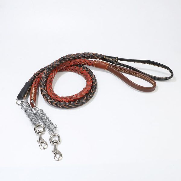 dog strong, durable, exquisite and beautiful traction rope eight-strand elastic cowhide collar set pet supplies collars & leashes
dog strong, durable, exquisite and beautiful traction rope eight-strand elastic cowhide collar set pet supplies collars & leashes