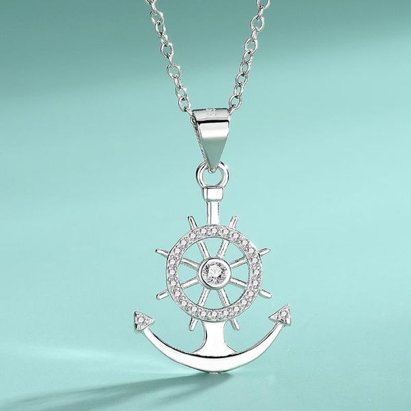 chains s925 sterling silver rudder necklace personality europe and the united states anchor jewelry pendant clavicle chain
chains s925 sterling silver rudder necklace personality europe and the united states anchor jewelry pendant clavicle chain