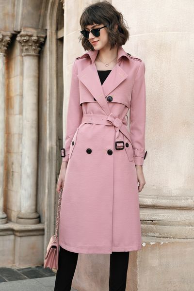 women's trench coats long classic windbreaker waterproof british high-end english style autumn winter gabadian solid color size coat a7, Tan;black
women's trench coats long classic windbreaker waterproof british high-end english style autumn winter gabadian solid color size coat a7, Tan;black
