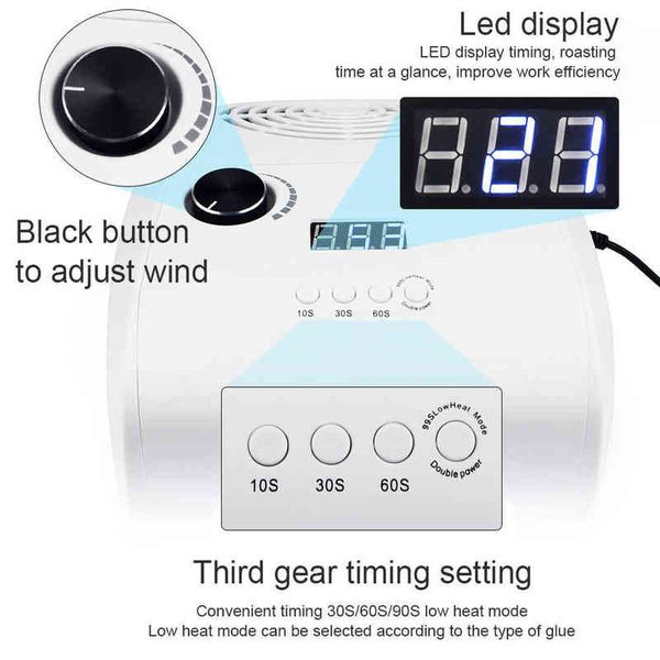 nail dryers led lamp lamp 140w full-featured manicure machine with 35000rpm drill and 40w vacuum dust collector 220225
nail dryers led lamp lamp 140w full-featured manicure machine with 35000rpm drill and 40w vacuum dust collector 220225