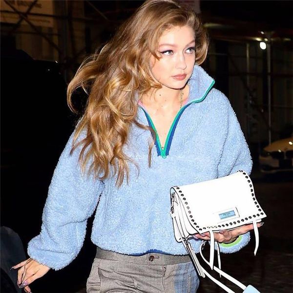 women's hoodies & sweatshirts 2021 autumn and winter female sweatshirt color fight stand collar zipper plush hedging loose street ladie, Black
women's hoodies & sweatshirts 2021 autumn and winter female sweatshirt color fight stand collar zipper plush hedging loose street ladie, Black