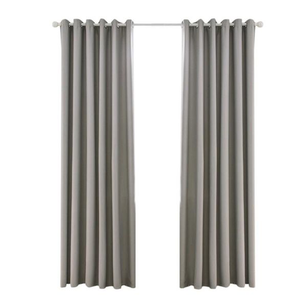 hi quality pure color high-precision blackout curtain silver gray 140*260cm width*length perforated 2pcs classic simplicity & drapes
hi quality pure color high-precision blackout curtain silver gray 140*260cm width*length perforated 2pcs classic simplicity & drapes