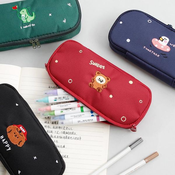 cosmetic bags & cases embroidery animal cute pencil case kawaii bag school supplies storage student pen big canvas kids gifts
cosmetic bags & cases embroidery animal cute pencil case kawaii bag school supplies storage student pen big canvas kids gifts