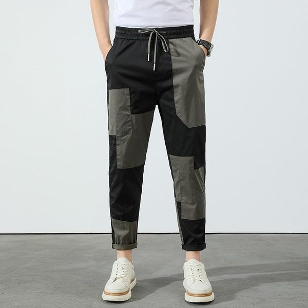 luren overalls men's loose fashion brand summer 2021 stitching sports casual lace up long pants korean, Black
luren overalls men's loose fashion brand summer 2021 stitching sports casual lace up long pants korean, Black
