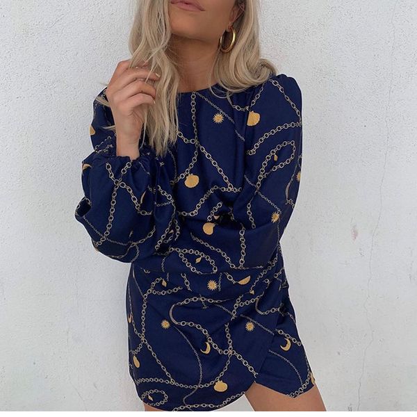 casual dresses women o-neck long sleeve print backless mini spring holiday female vestidos j0d9, Black;gray
casual dresses women o-neck long sleeve print backless mini spring holiday female vestidos j0d9, Black;gray