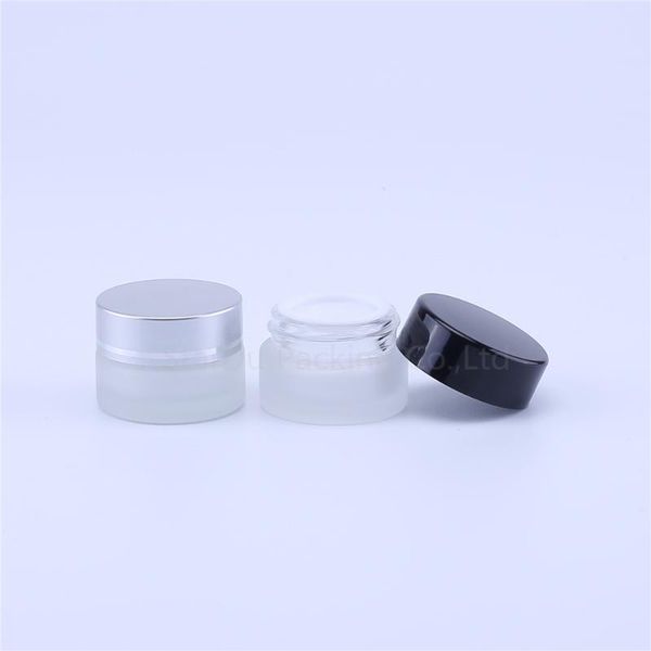 5g transparent glass cream jars cosmetic packaging with lid plastic caps & inner liners round empty small storage bottles
5g transparent glass cream jars cosmetic packaging with lid plastic caps & inner liners round empty small storage bottles