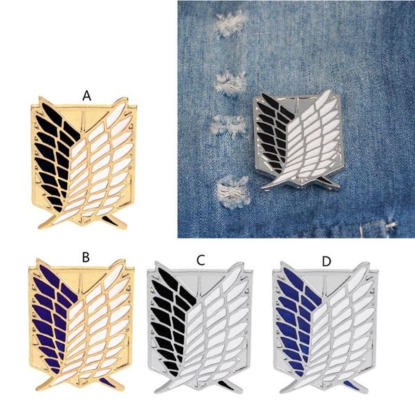pins, brooches anime collection wing of liberty souvenir pins badges attacks on titan scouting legions brooch cosplay fashion jewelry, Gray
pins, brooches anime collection wing of liberty souvenir pins badges attacks on titan scouting legions brooch cosplay fashion jewelry, Gray