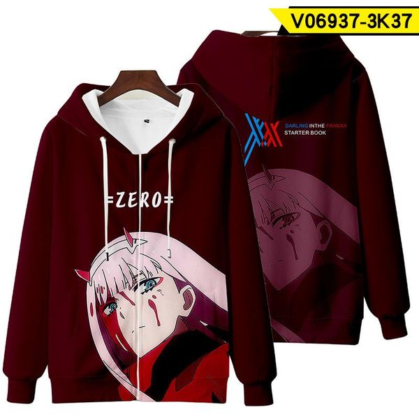 men's hoodies & sweatshirts anime cartoon darling in the franxx zero two 02 printing 3d zipper hoodie women men hooded casual tracksuit, Black
men's hoodies & sweatshirts anime cartoon darling in the franxx zero two 02 printing 3d zipper hoodie women men hooded casual tracksuit, Black