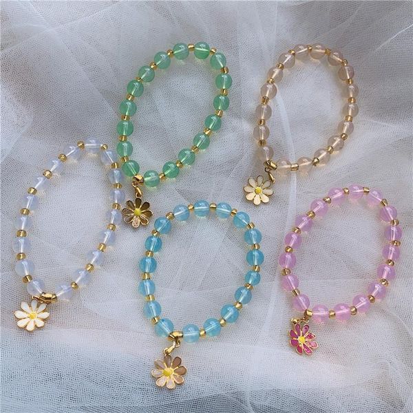arrival sweet crystal stone bracelet elasticity adjustable super fairy flower female wild jewelry personality trend beaded, strands, Black
arrival sweet crystal stone bracelet elasticity adjustable super fairy flower female wild jewelry personality trend beaded, strands, Black