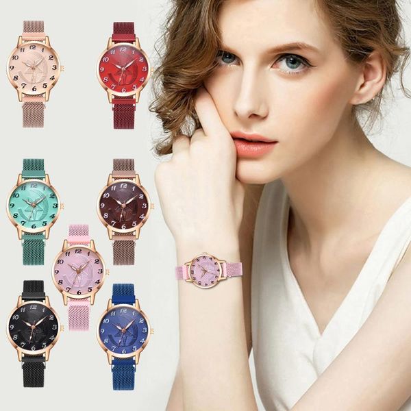 fashion 5pcs set women watch modiya ladies magnetic buckle strap steel fine gift for girlfriend luxury wristwatches, Slivery;brown
fashion 5pcs set women watch modiya ladies magnetic buckle strap steel fine gift for girlfriend luxury wristwatches, Slivery;brown