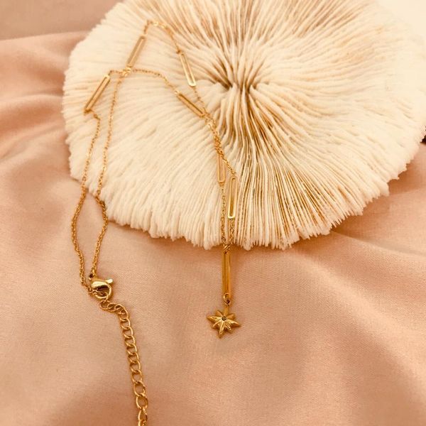 pendant necklaces minority design octagonal star neck chain cold wind girl sen tassel necklace clavicle, Silver
pendant necklaces minority design octagonal star neck chain cold wind girl sen tassel necklace clavicle, Silver