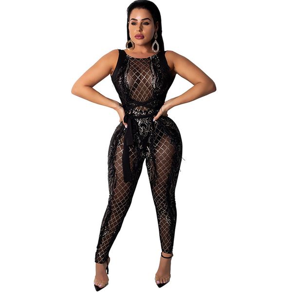 backless criss cross bandage jumpsuit women mesh sheer sleeveless geometric sequin romper christmas nightclub sparkly overalls, Black;white
backless criss cross bandage jumpsuit women mesh sheer sleeveless geometric sequin romper christmas nightclub sparkly overalls, Black;white