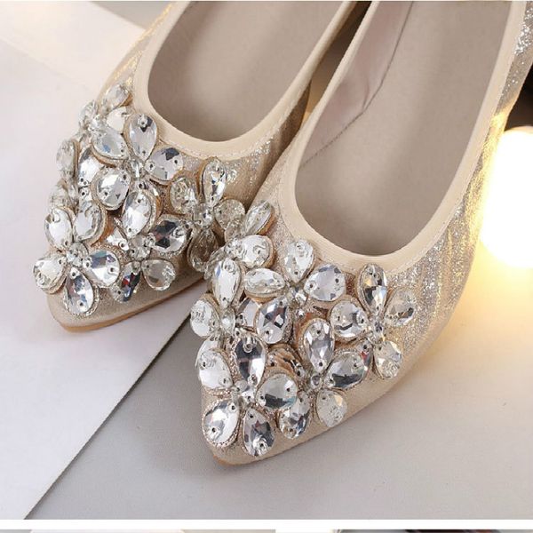 Women Shoes Pointed Toe Ballet Flats Crystal Flats Woman Summer Shoes Gold Rhinestone Ladies Shoes Big Size /44, Black
Women Shoes Pointed Toe Ballet Flats Crystal Flats Woman Summer Shoes Gold Rhinestone Ladies Shoes Big Size /44, Black