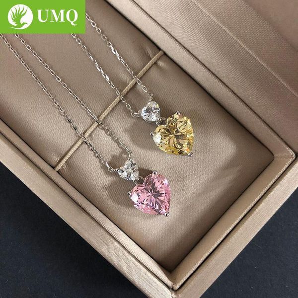 pendant necklaces sparkling pink yellow heart zircon necklace elegant wedding engagement party jewelry for women valentine's day presen, Silver
pendant necklaces sparkling pink yellow heart zircon necklace elegant wedding engagement party jewelry for women valentine's day presen, Silver