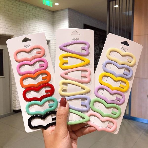 hair accessories 6 pieces of hyuna candy color paint triangle peach heart clip cute smooth morandi love bangs accessorie, Slivery;white
hair accessories 6 pieces of hyuna candy color paint triangle peach heart clip cute smooth morandi love bangs accessorie, Slivery;white