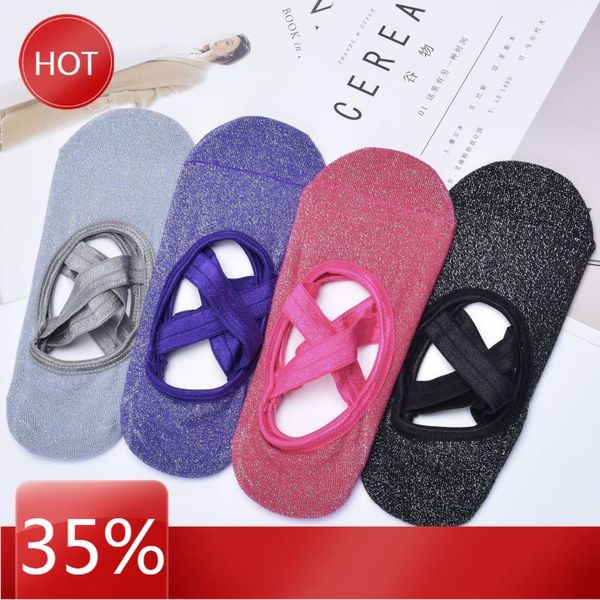 yoga socks dance pantyhose non-slip backless round head cross strap sports woman, Black
yoga socks dance pantyhose non-slip backless round head cross strap sports woman, Black