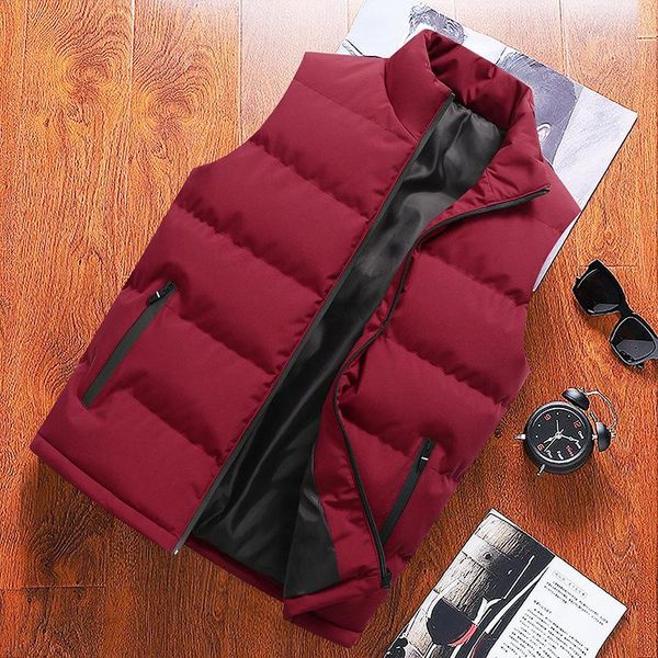 men's vests plus size m-8xl autumn winter vest solid color warm sleeveless jacket coats man casual waistcoat black blue red, Black;white
men's vests plus size m-8xl autumn winter vest solid color warm sleeveless jacket coats man casual waistcoat black blue red, Black;white